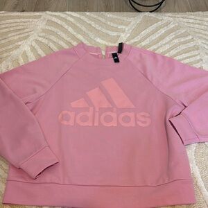 Adidas pink sweatshirt US L